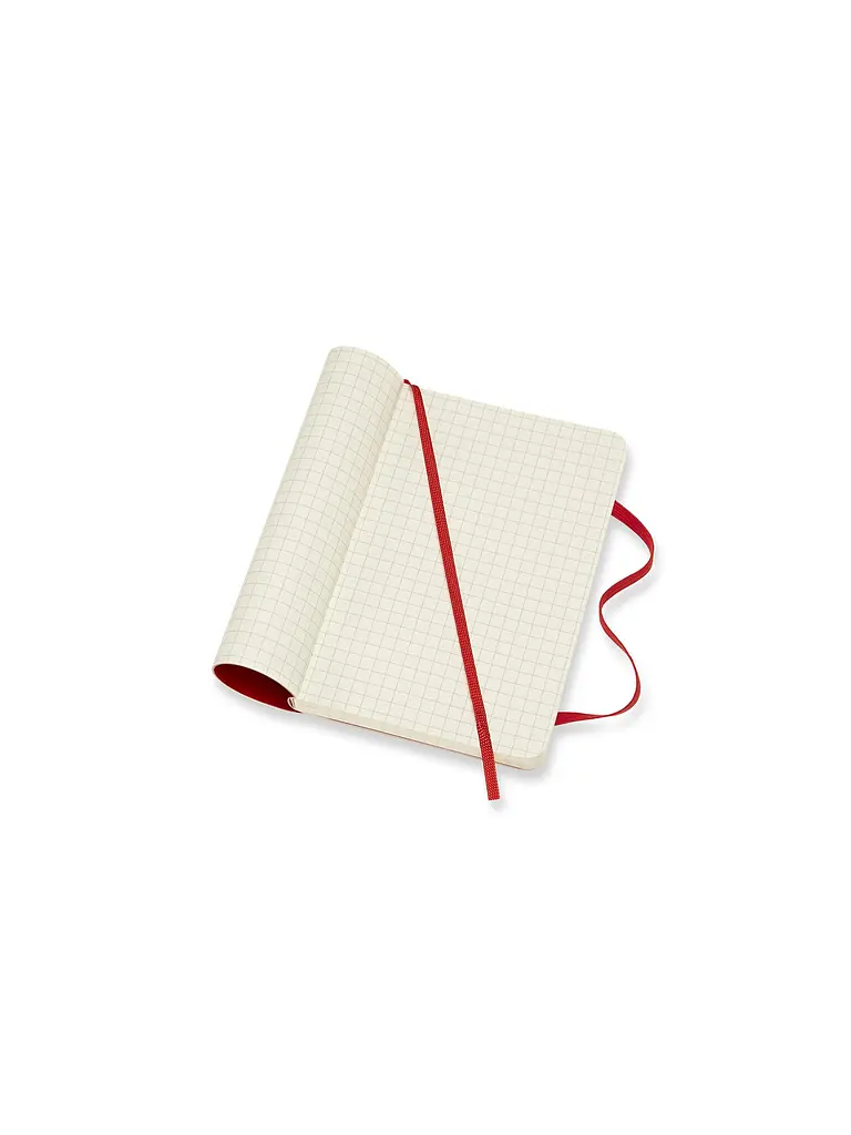Записник Moleskine Classic кишеньковий, Клітинка Червоний М’який (QP612F2) - фото 4