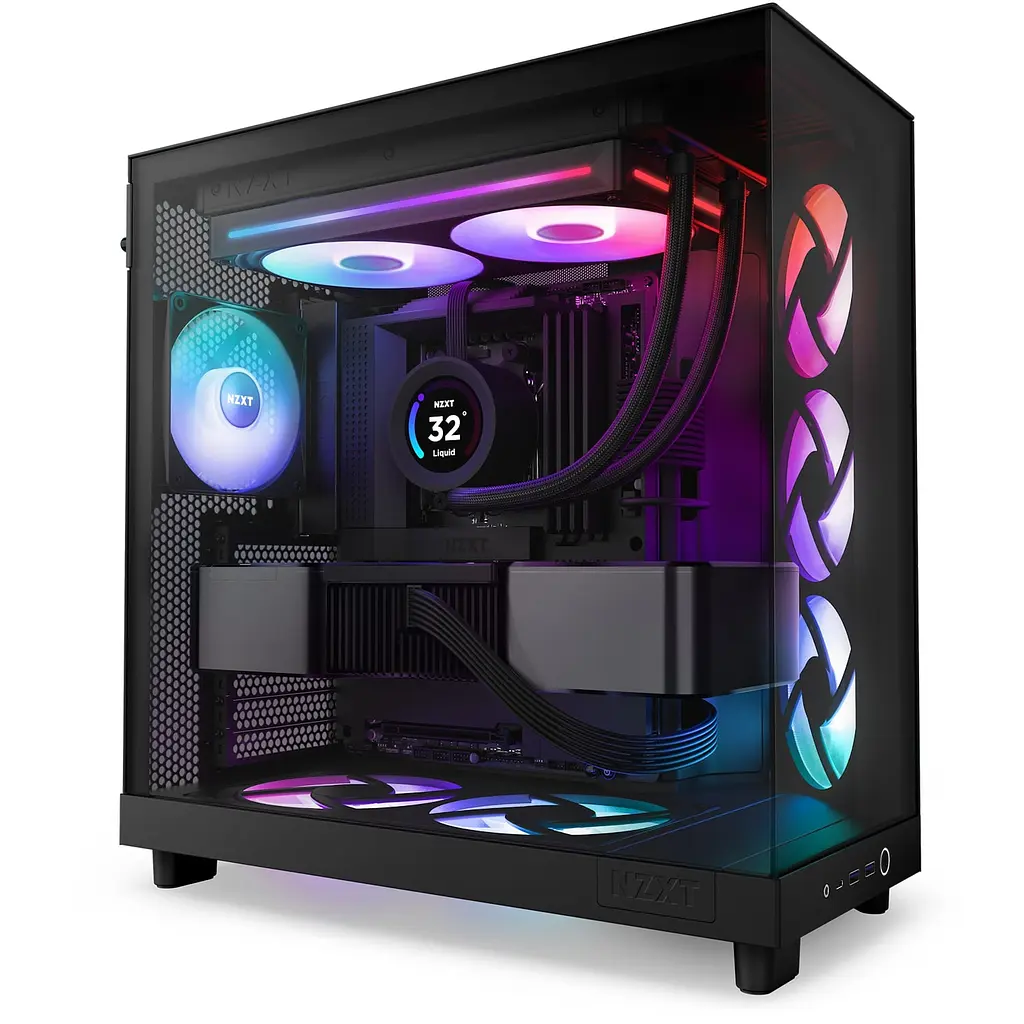 Вентилятор NZXT F280 RGB Core Black (RF-U28HF-B1) - фото 5