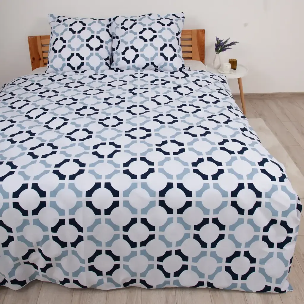 Комплект постільної білизни ТЕП Happy Sleep Duo Modern євро білий - фото 5