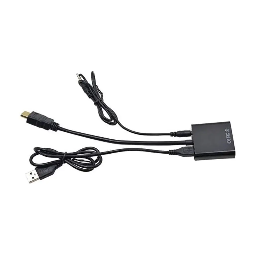Перехідник ST-Lab HDMI male to VGA F (з кабелями аудіо і живлення від USB) (U-990) - фото 7