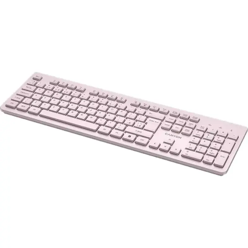 Клавіатура Canyon HKB-W01 Silent Wireless UA Beige (CNS-HKBW01BG) - фото 2