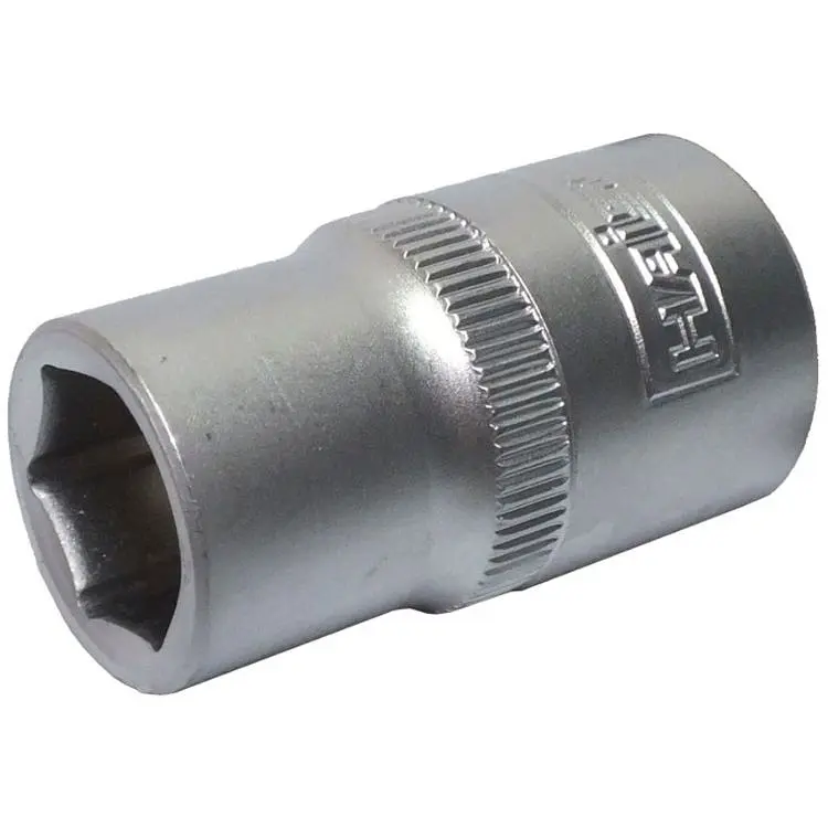 Haisser Головка торцева шестигранна 1/2" сатин 17мм х 38мм