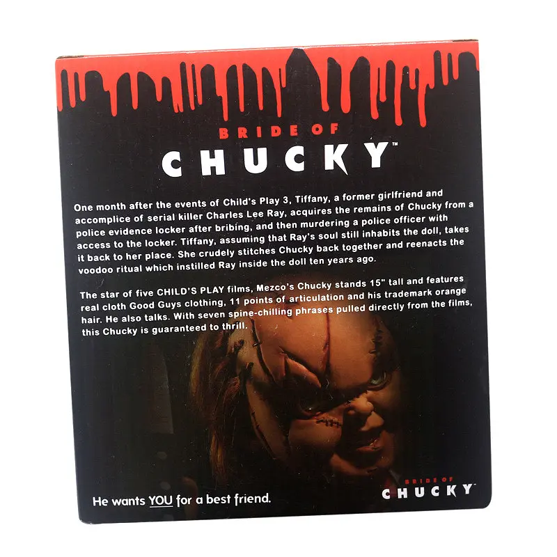 Фигурка Neca Chucky child's Play Чаки из фильма Невеста Чаки 1998 года 10см movies chucky neca - фото 10