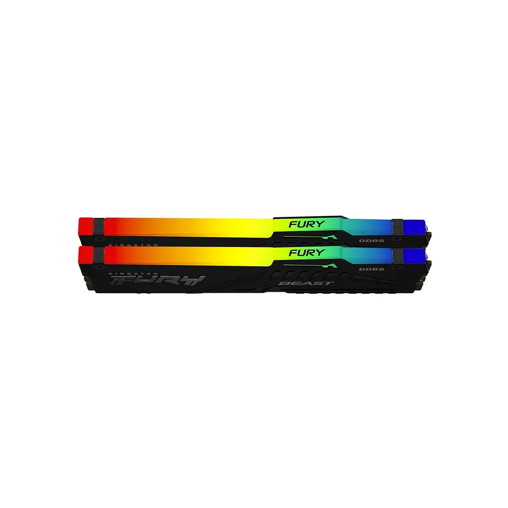 Модуль пам'яті для комп'ютера DDR5 128GB (2x64GB) 5600 MHz Beast RGB Kingston Fury (ex.HyperX) (KF556C40BBAK2-128) - фото 4