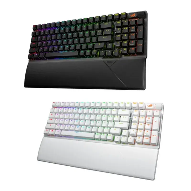 Клавіатура ASUS ROG Strix Scope II X NX Snow V2 ABS USB UA Black (90MP037A-BKMA00) - фото 10