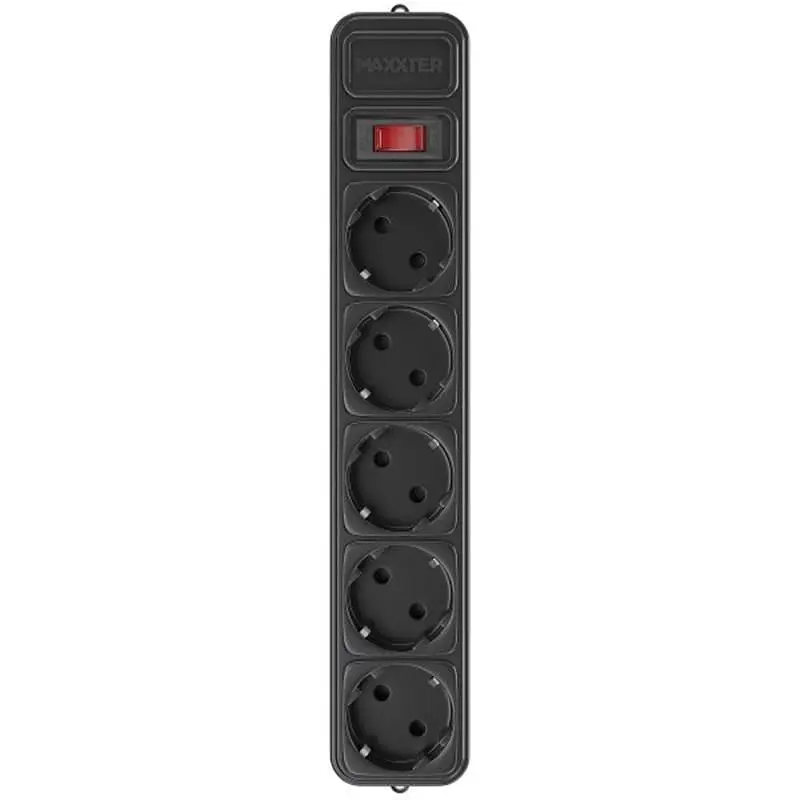 Фильтр живлення Maxxter 5 розеток 4.5м чорний (SPM5-G-15B) - фото 2