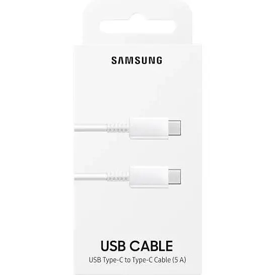 Кабель USB Type-C Samsung USB-C to USB-C PD 100W 1m White (EP-DN975BWRGRU) - фото 2