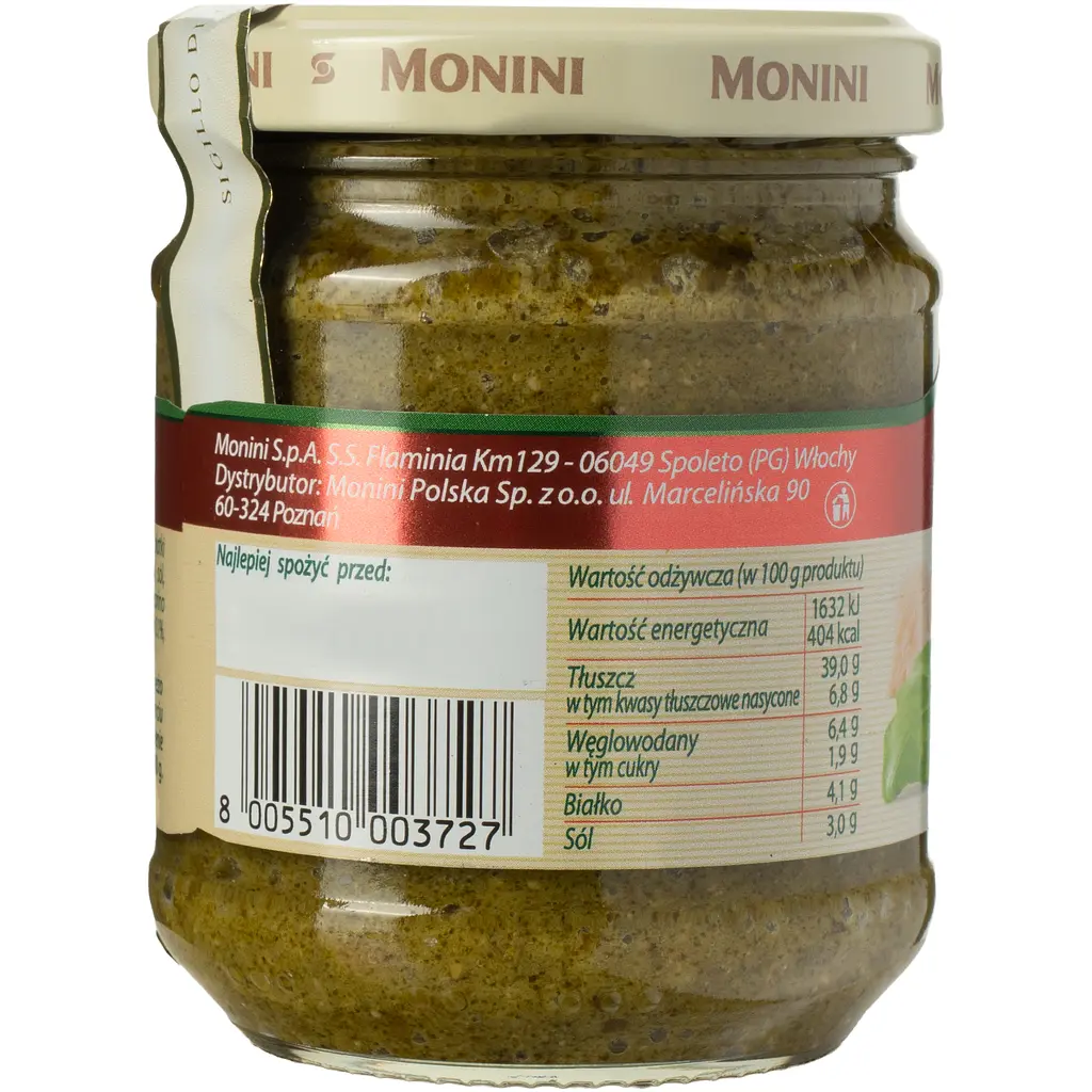 Соус Monini Pesto Alla Genovese з базиліком 190 г  - фото 4