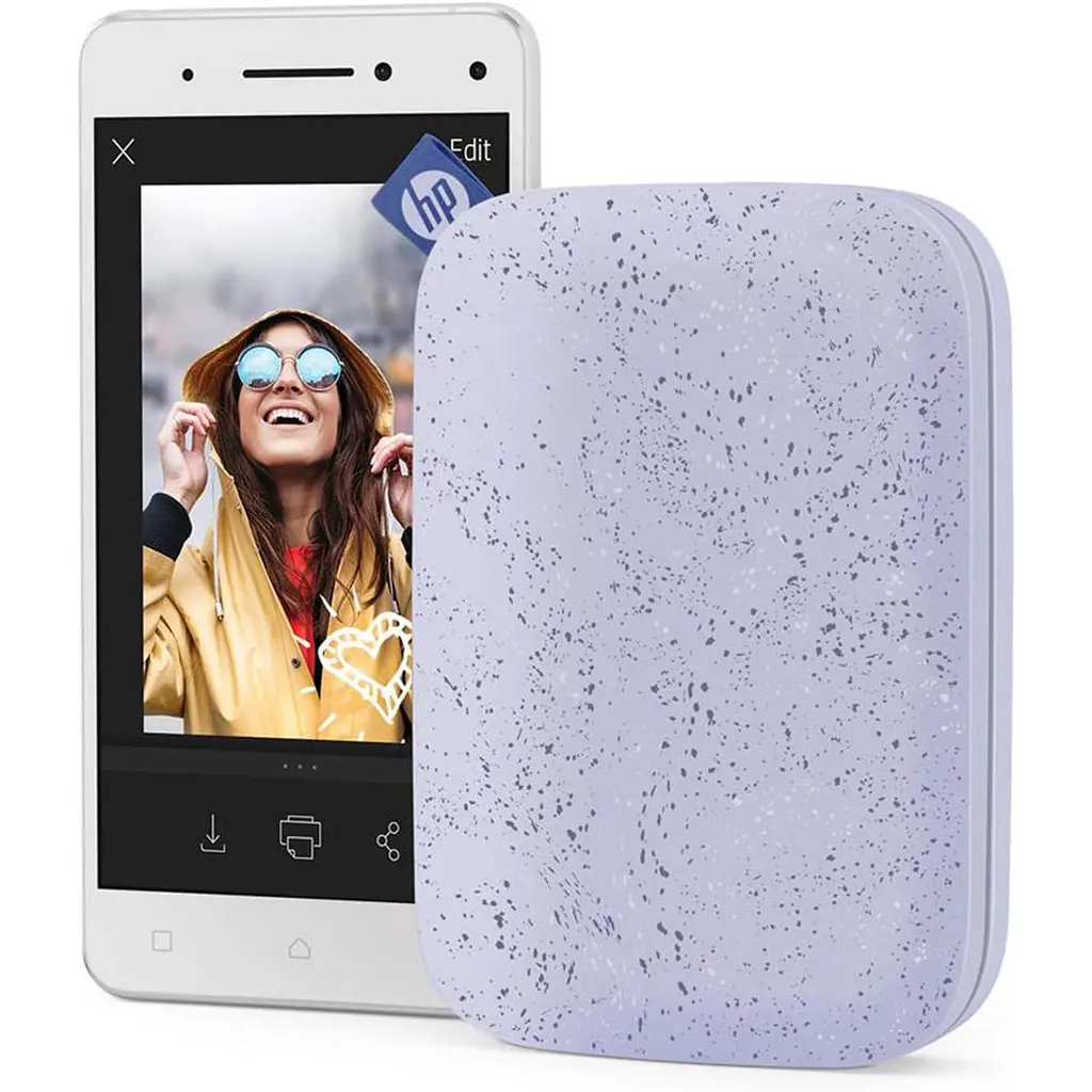 Портативний фотопринтер HP Sprocket 2x3 Purple (HPISPPR) [141286] - фото 2