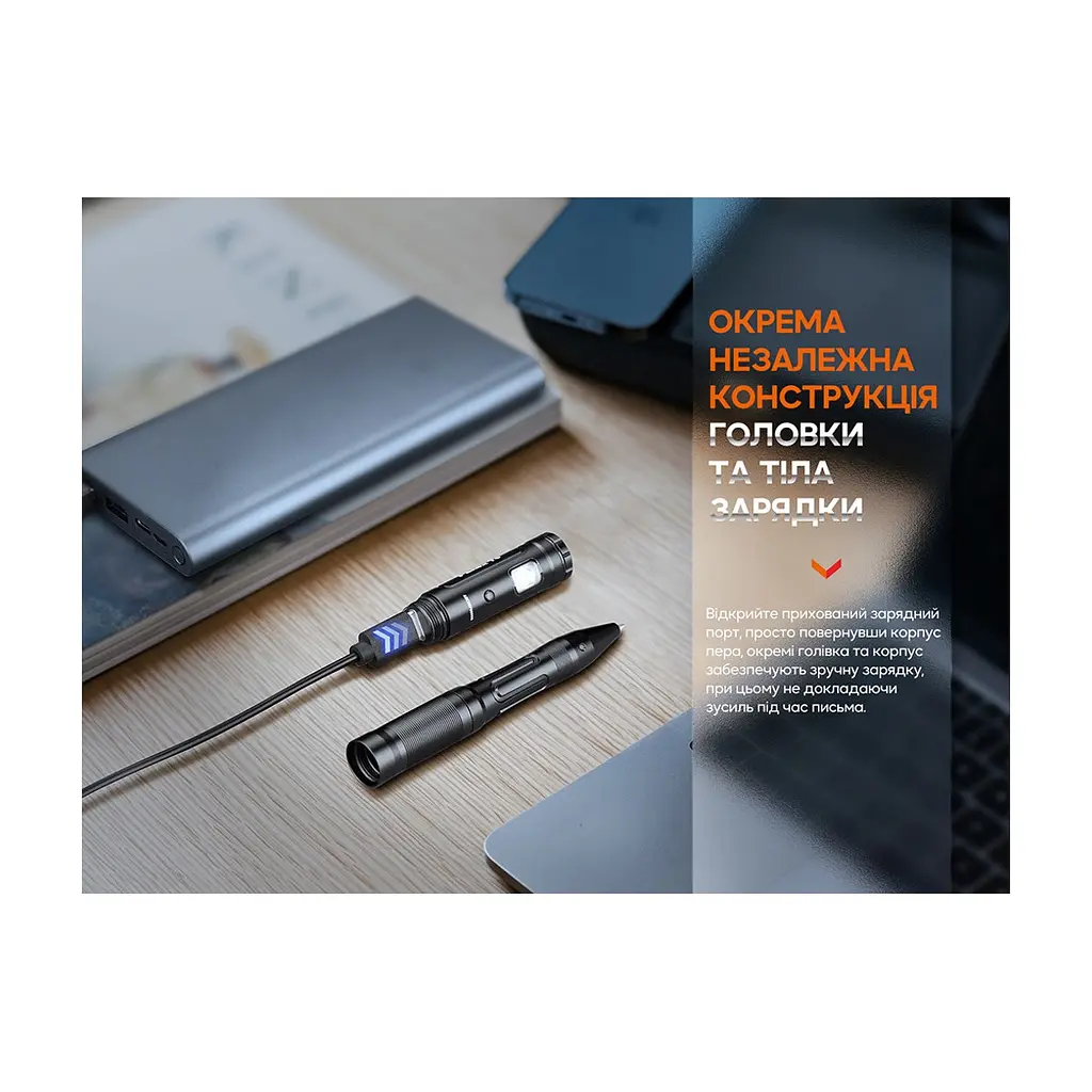 Тактична ручка Fenix T6 з ліхтариком Blue (T6-Blue) - фото 10