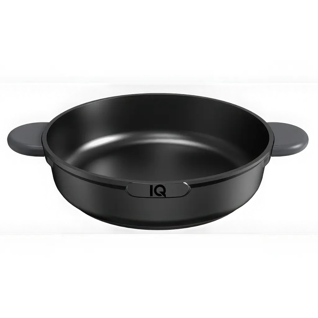 Сотейник IQ Be Creative алюмінієвий з двома ручками з кришкою 28 см 4.0 л (IQ-2147-28) - фото 3