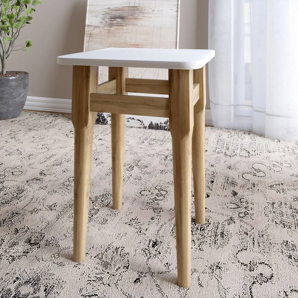 Табурет на кухню Lion Майами кромка ПВХ 0.45 мм нимфея альба (LION-041256) - фото 2