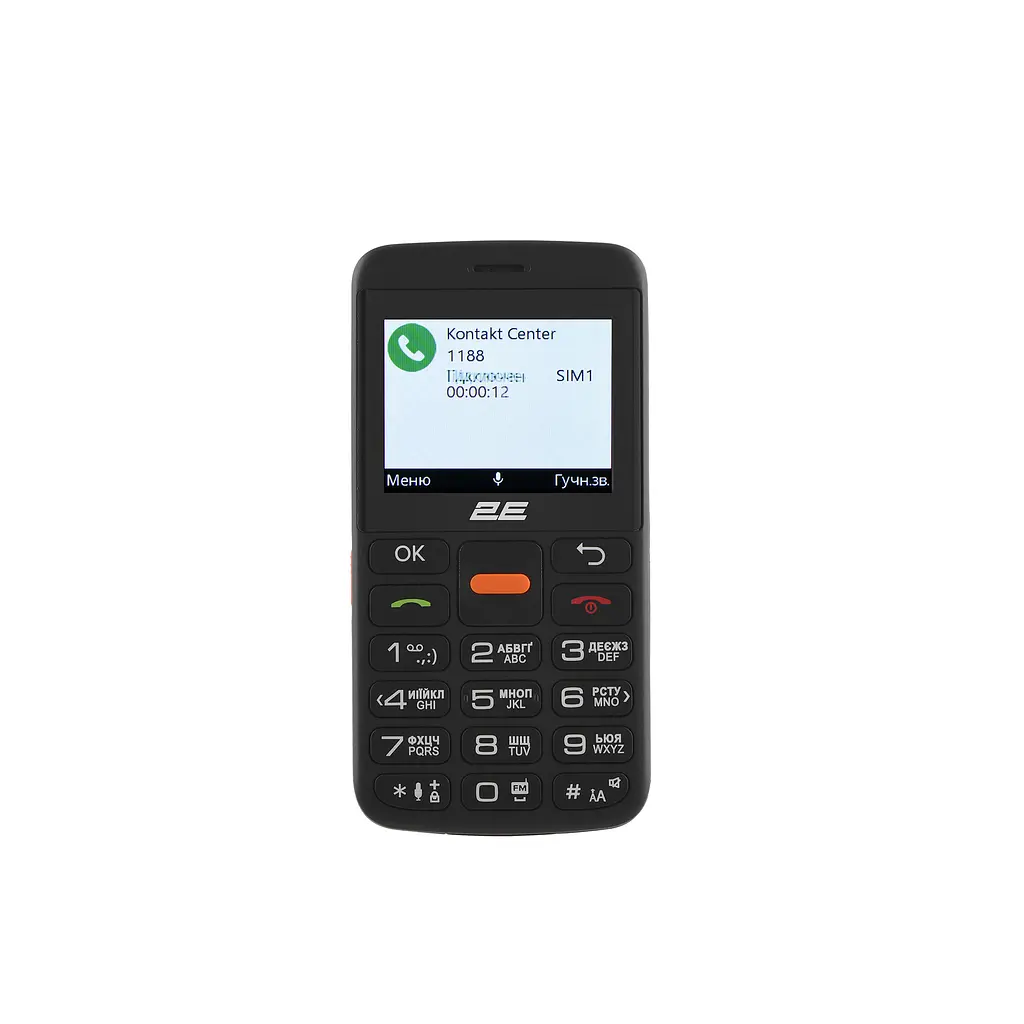 Мобільний телефон T180 MAX 2.3" 2SIM, 1000мА•год, чорний 2E teh0019245 - фото 2