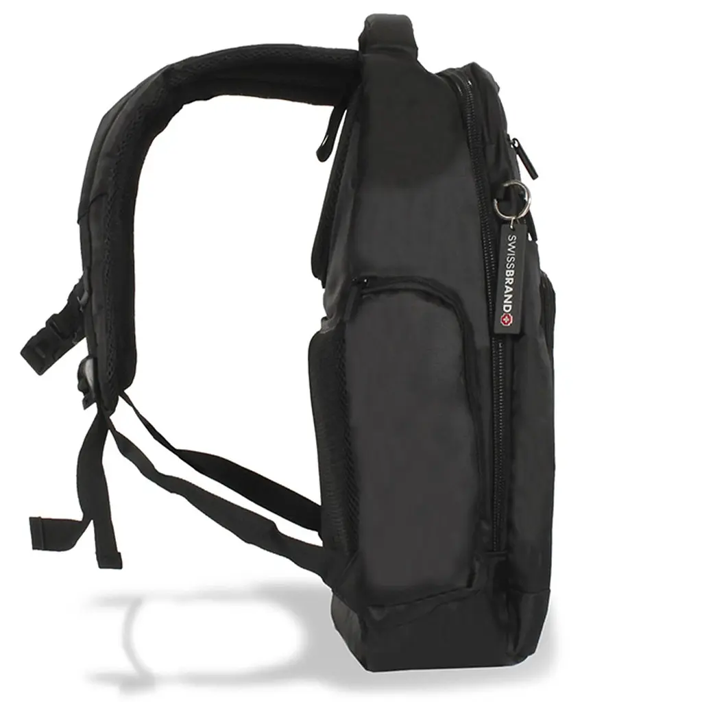Рюкзак міський Swissbrand Wembley 19 Black (SWB_S19BEWEM001U), Чорний - фото 3