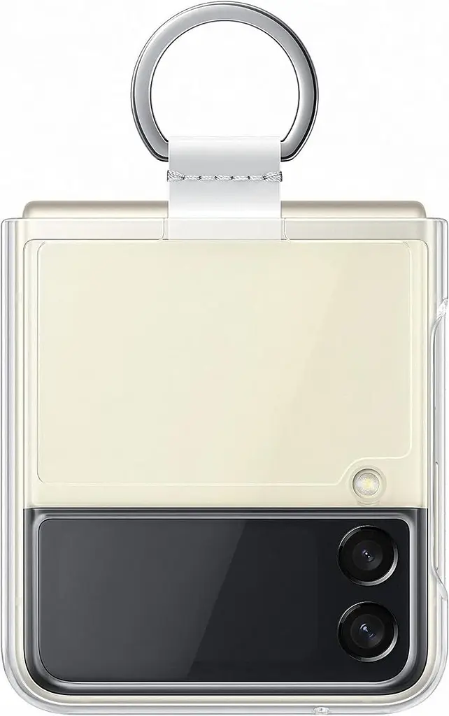 Чохол прозорий оригінальний Clear Cover with Ring EF-QF711CTEGRU для Samsung Galaxy Z Flip3 Crystal - фото 7