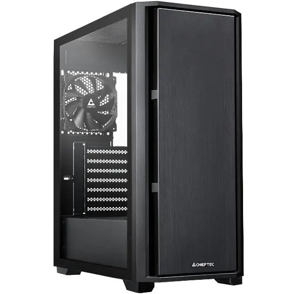 Корпус Chieftec Pro Midi TG AS-02B-TG-OP ATX, без БЖ, Black (AS-02B-TG-OP) - фото 8