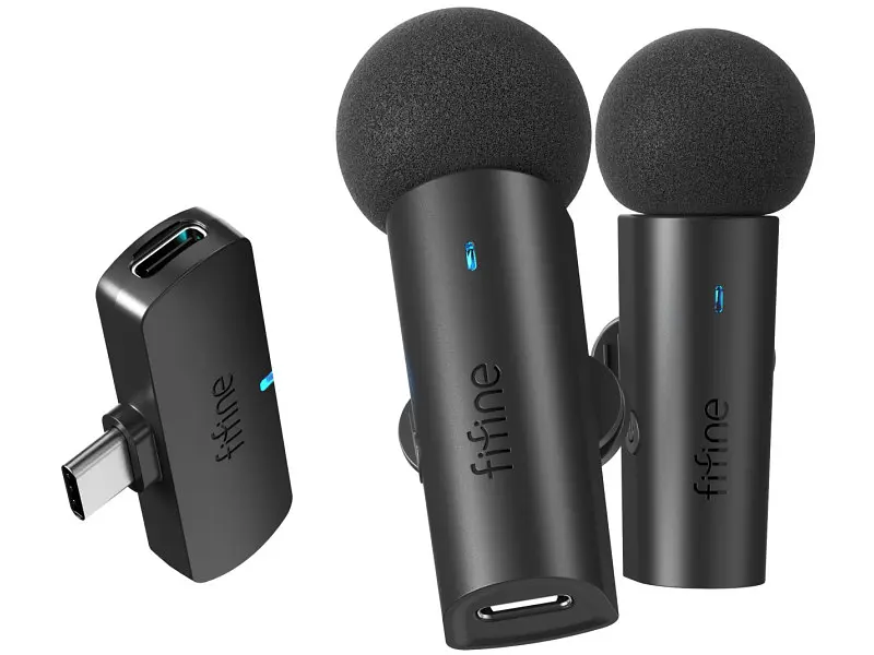 Мікрофонна радіосистема Fifine M8 Black - фото 3