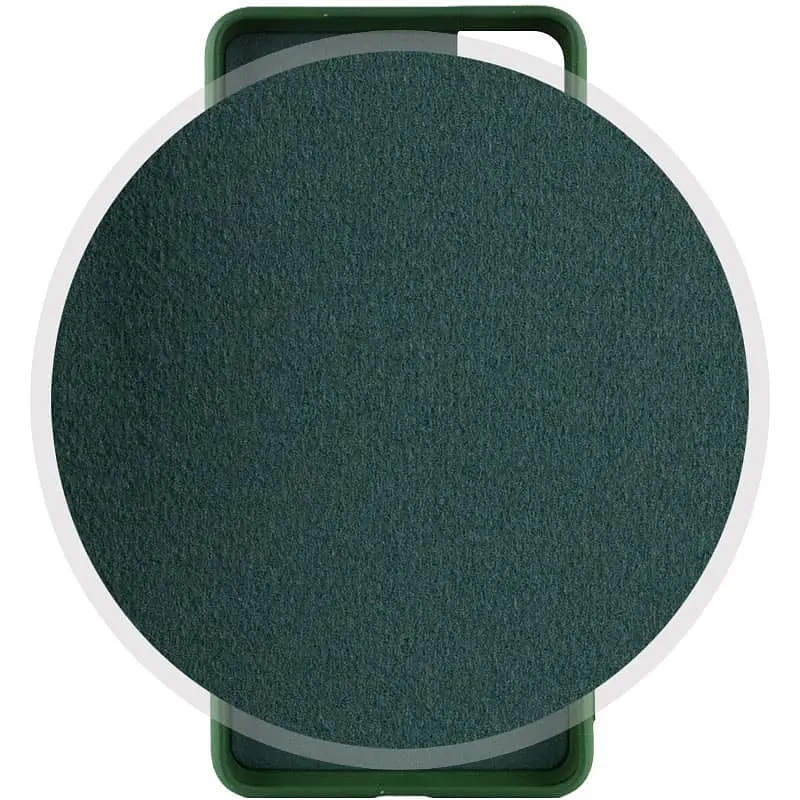Чехол Silicone Cover Lakshmi A для Samsung Galaxy S23 Зеленый / Dark Green, Силикон - фото 3