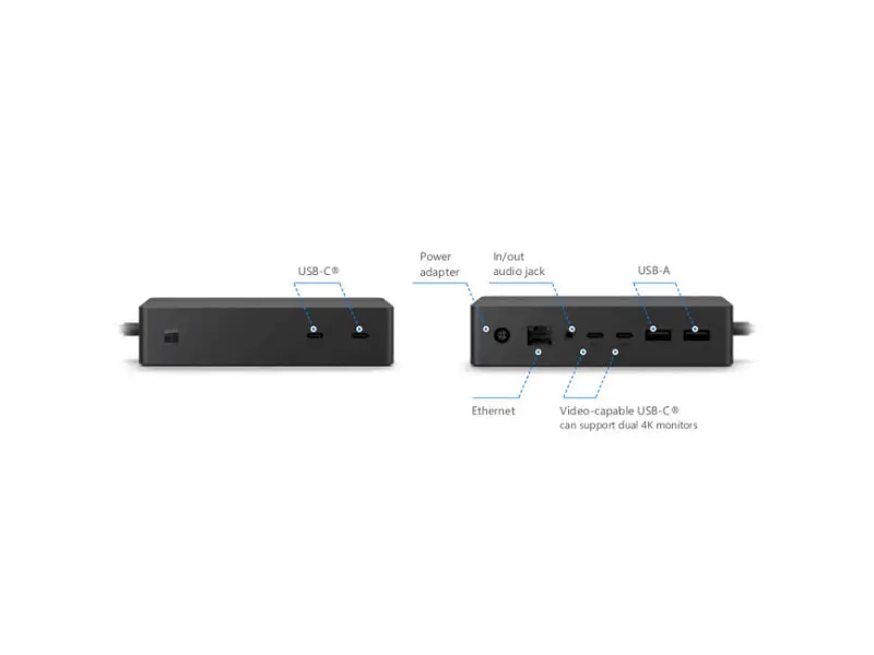 Док-станція для ноутбука Microsoft Surface Dock 2 (1GK-00004) - фото 3
