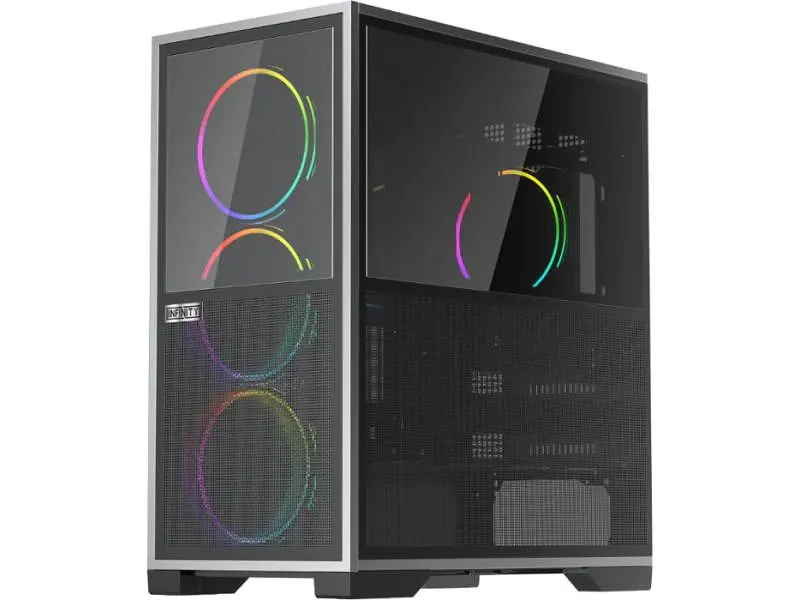 Корпус 1stPlayer IF8-BK-4FO7-14 Black - фото 5
