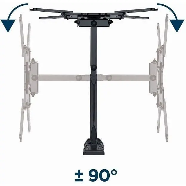 Кронштейн Gembird Black WM-55ST-01 - фото 4