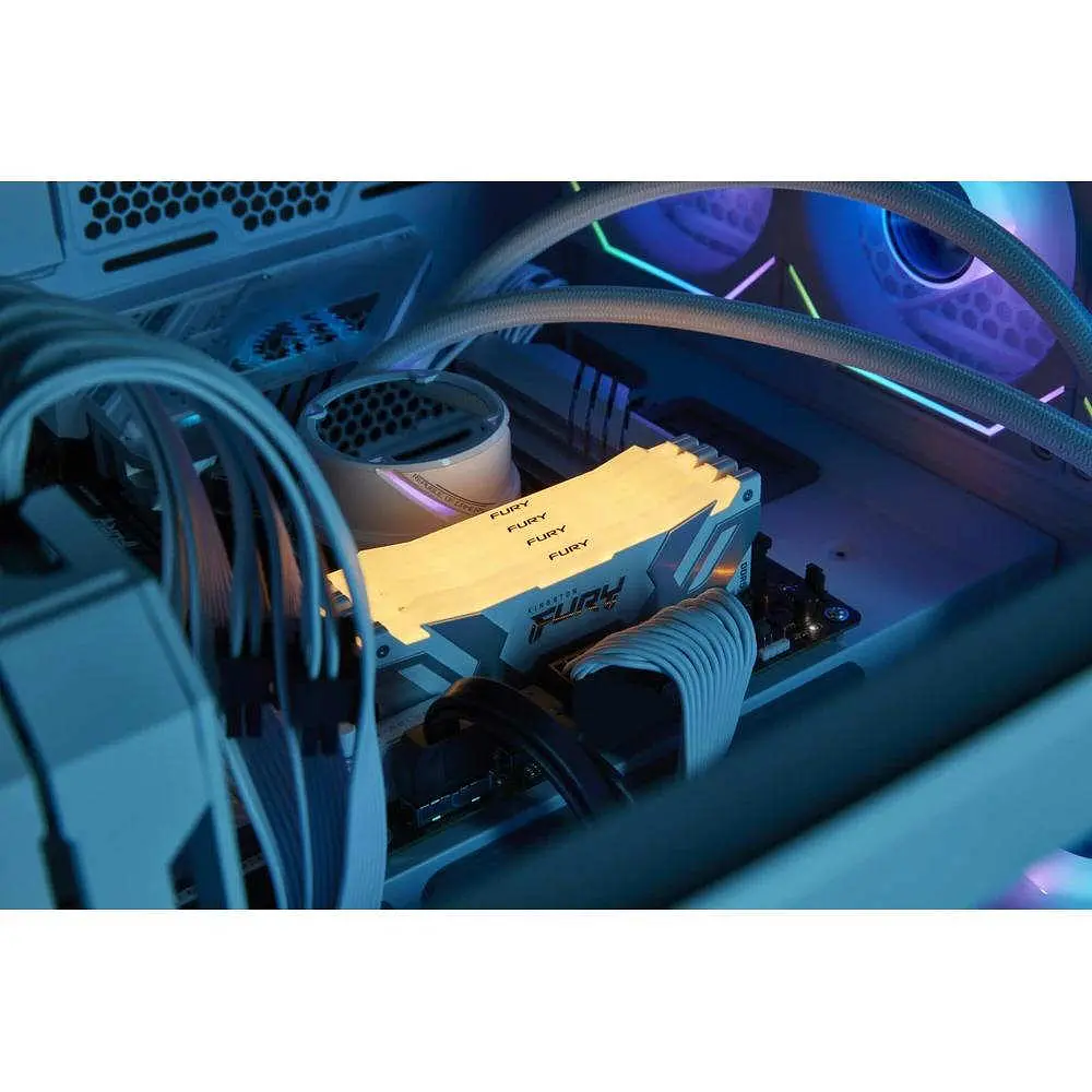 Пам'ять для настільних комп'ютерів Kingston FURY 32 GB (2x16GB) DDR5 6800 MHz Renegade Silver/White RGB (KF568C36RWAK2-32) - фото 7