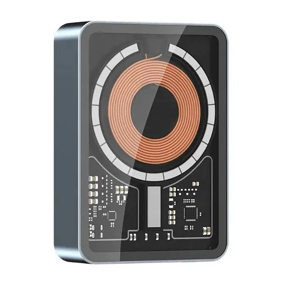 Портативный мини-зарядный магнитный Powerbank Magnetic для iPhone 12 12 14 - фото 6