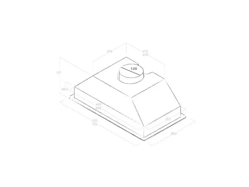 Витяжка вбудована Elica CT17 C WH/A/72 - фото 9