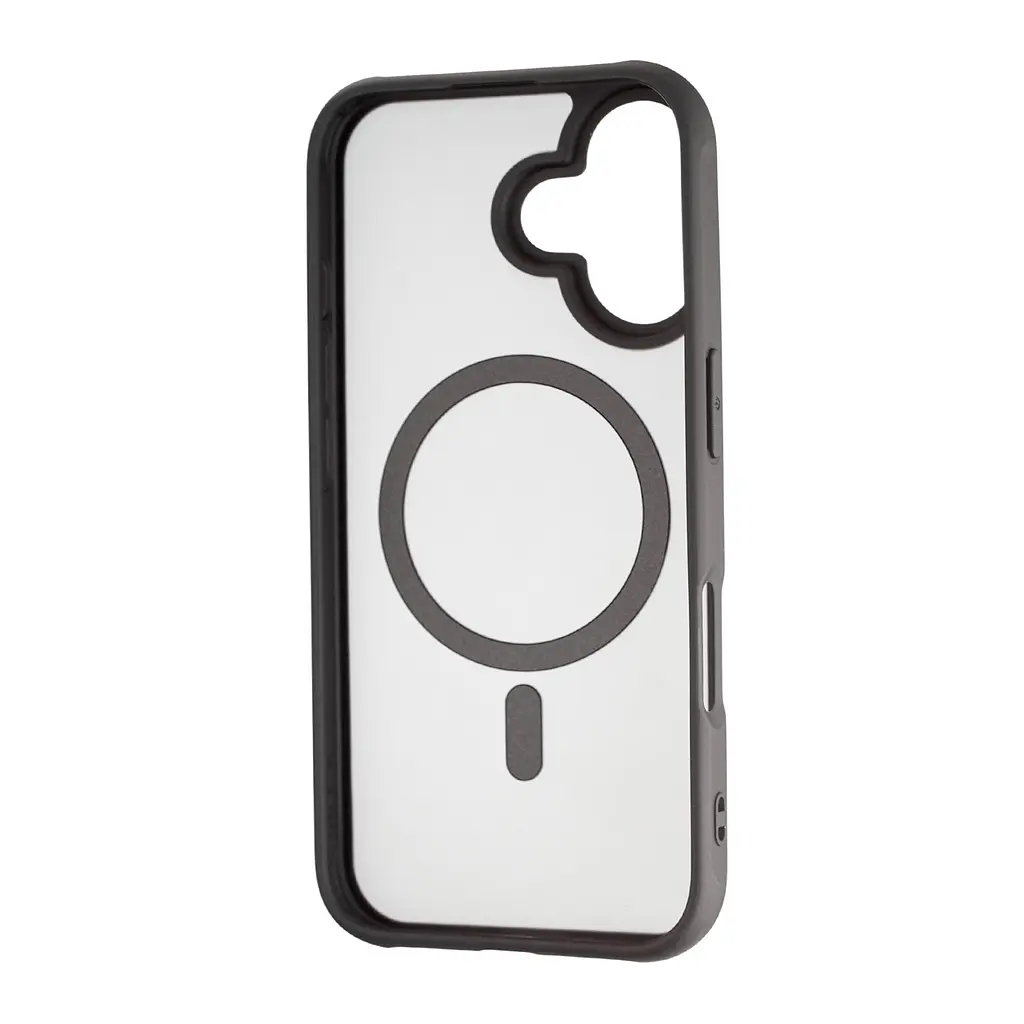 Чохол Silicone Matte Case with MagSafe iPhone 16 Black - фото 2