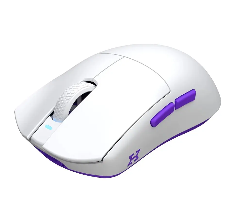 Ігрова миша HATOR HM-47 Wireless Hellyberry ESports Gaming 12000dpi 35G White-Violet - фото 3