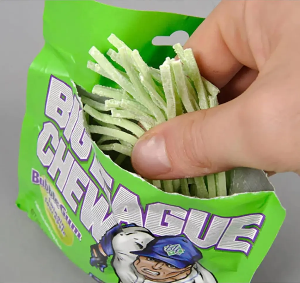 Жувальна гумка Big League Chew Bubble Gum зі смаком яблука 60г - фото 6