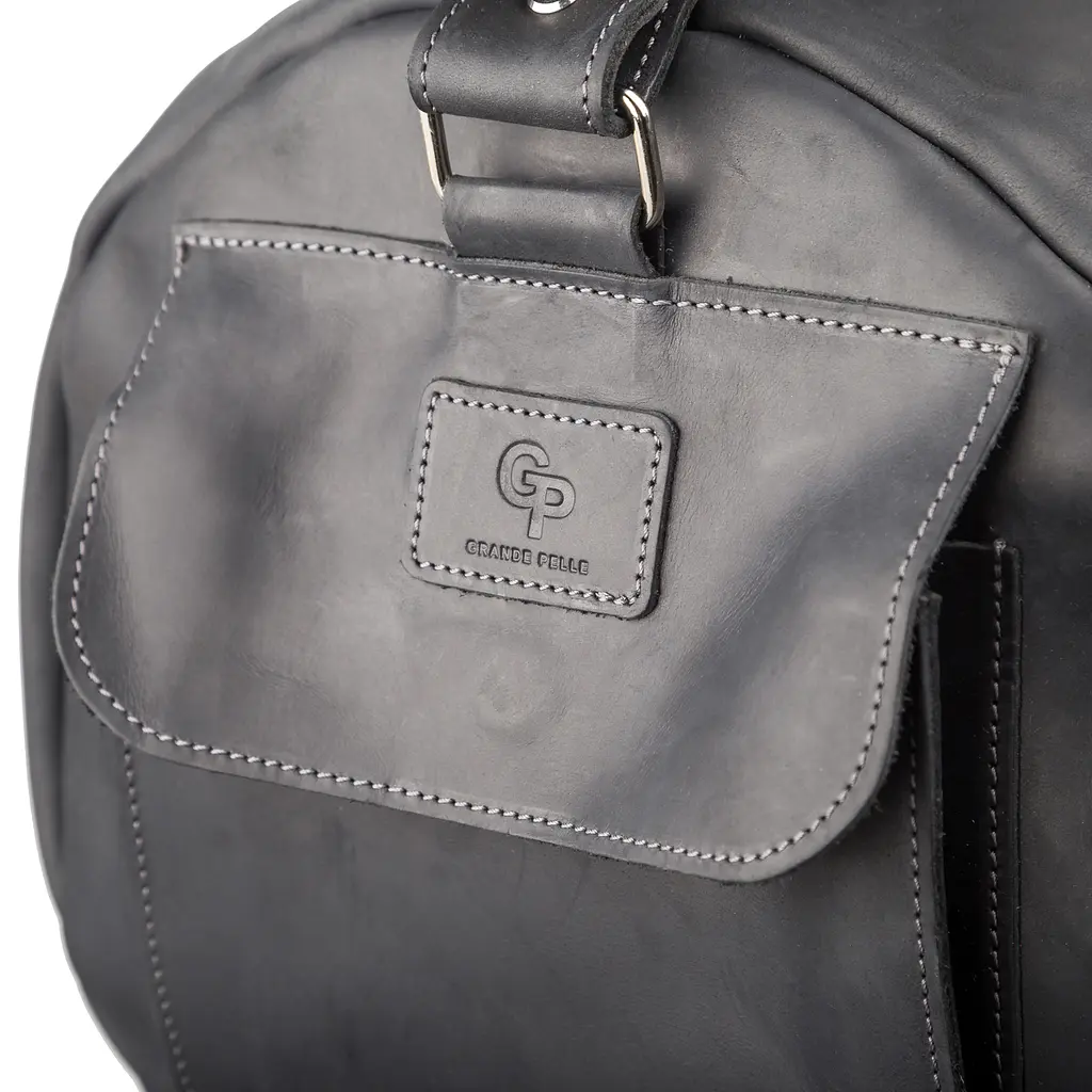 Шкіряна дорожня сумка GRANDE PELLE 55х31х24 см sum0012557 - фото 6