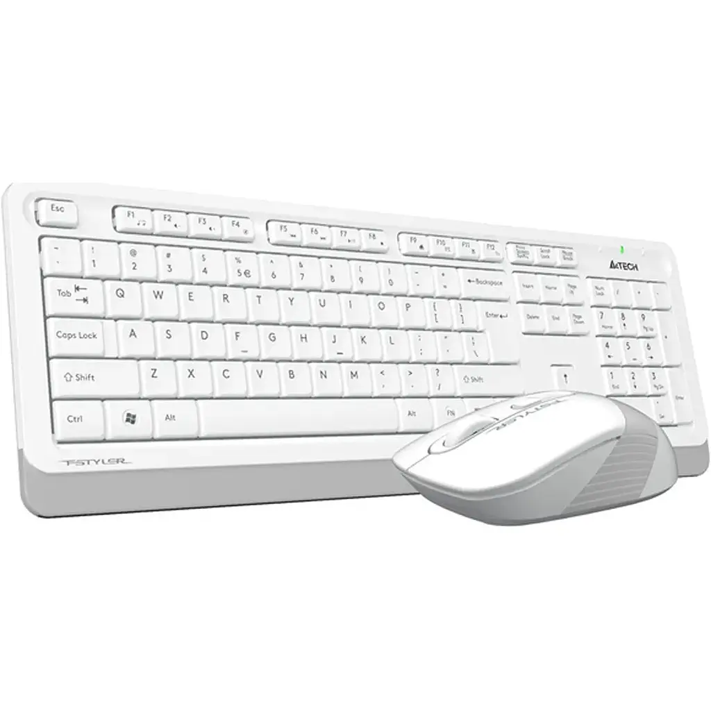 Комплект клавіатура + миша A4Tech Fstyler FG1010 White/Gray [114625] - фото 3