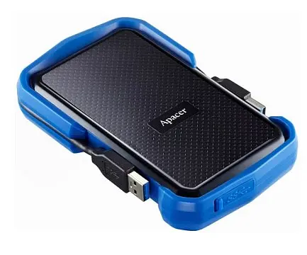 Внешний жесткий диск Apacer 1TB USB 3.1 2.5" AC631 (AP1TBAC631U-1) Black/Blue - фото 3