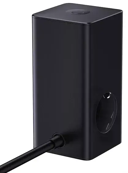 Мережевий зарядний пристрій Baseus Power Combo Tower Power Strip 2AC+2USB+2Type-C 100 W 1.5m E00023609113-00 Black - фото 5