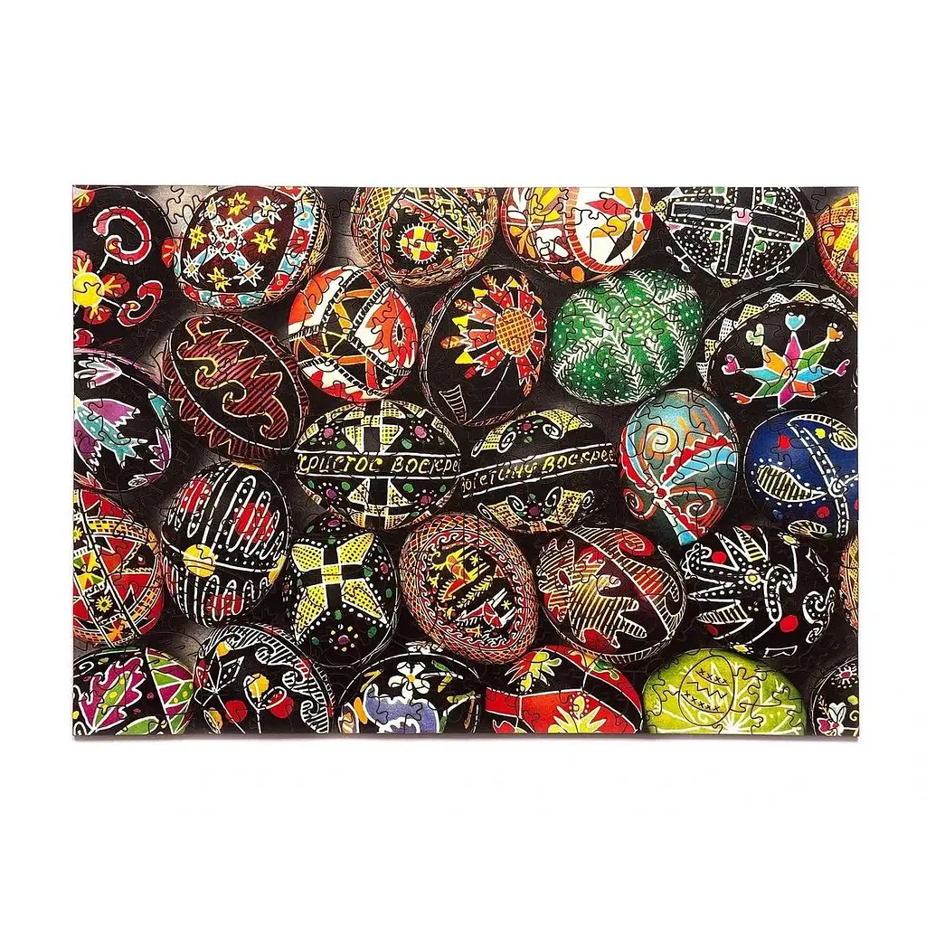 Пазл Спадщина дерев`яний UkrainianPuzzles Мистецтво писанкарства Віри Манько - фото 2