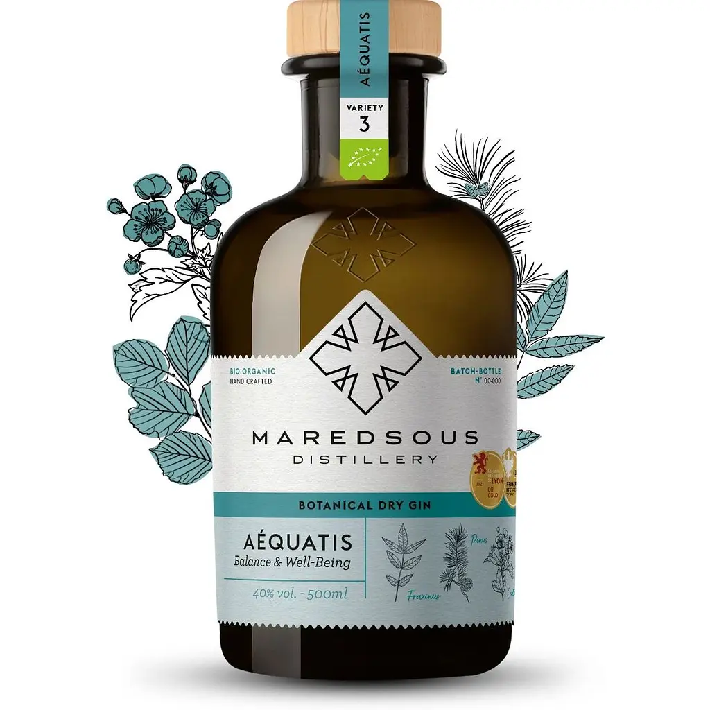 Джин Maredsous Distillery Aequatis 40% 1л  - фото 8