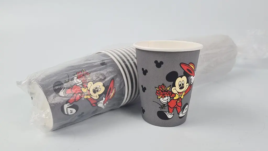 Склянки паперові одноразові, 175 мл, MICKEY MOUSE, Маестро, 50 штук, для гарячих і холодних напоїв - фото 2