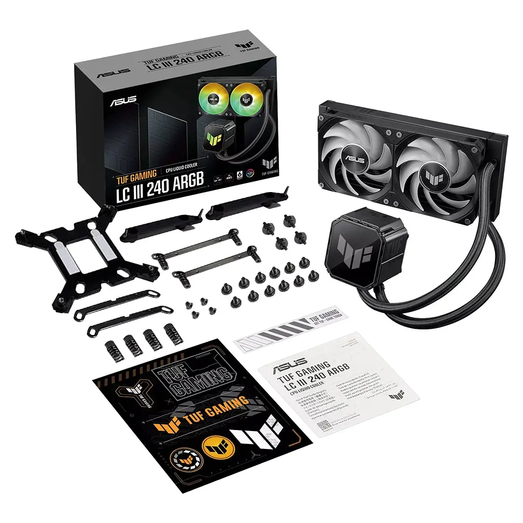 Система водяного охолодження Asus TUF Gaming LC III 240 ARGB (90RC01J1-B0EAY0) - фото 3