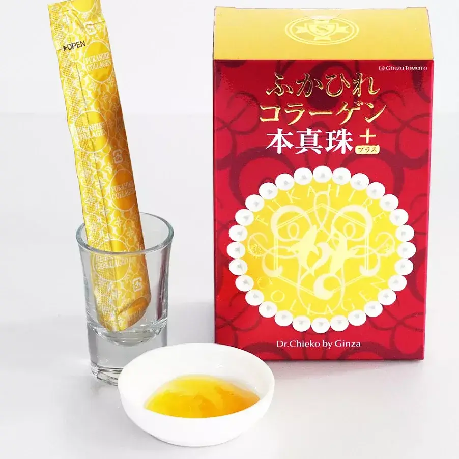 Колагенове желе Ginza Tomato Shark Collagen Pearl Plus з пудрою перлин 30 стіків - фото 2