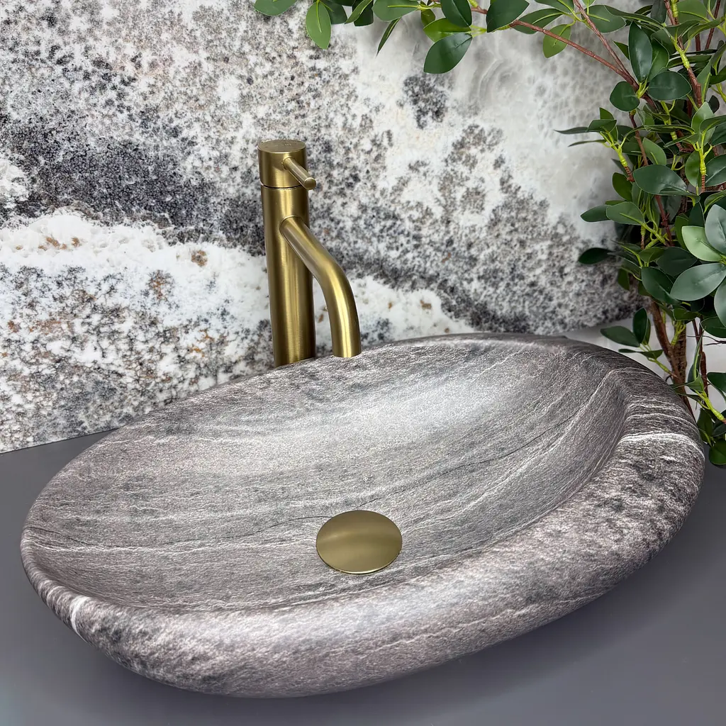 Умивальник VBI Vicenza накладний 49x29 см stone matt VBI-014807 - фото 4