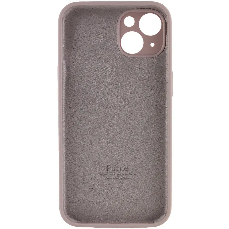 Чохол Silicone Case Full Camera Protective AA Apple iPhone 13 6.1" Сірий / Lavender - фото 2