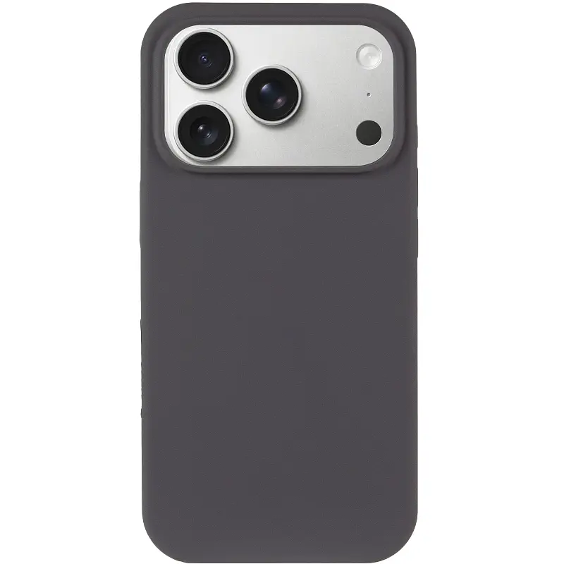 Чохол Epik Silk Full Protective (AA) NO LOGO для Apple iPhone 17 Pro / 18 Pro (6.3") Сірий / Dark Gray - фото 2