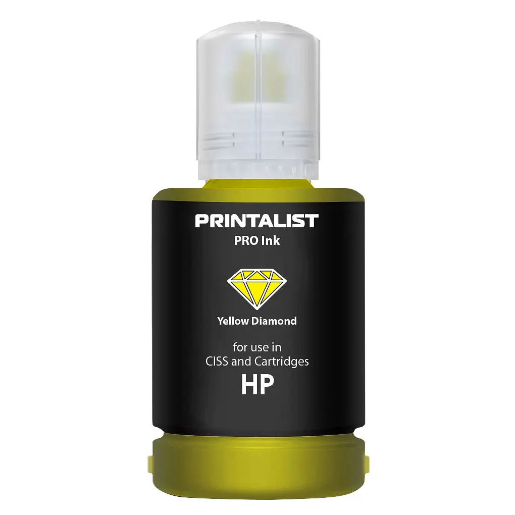 Чорнило PRINTALIST для HP 140г Yellow водорозчинне (PL-INK-HP-Y) - фото 5