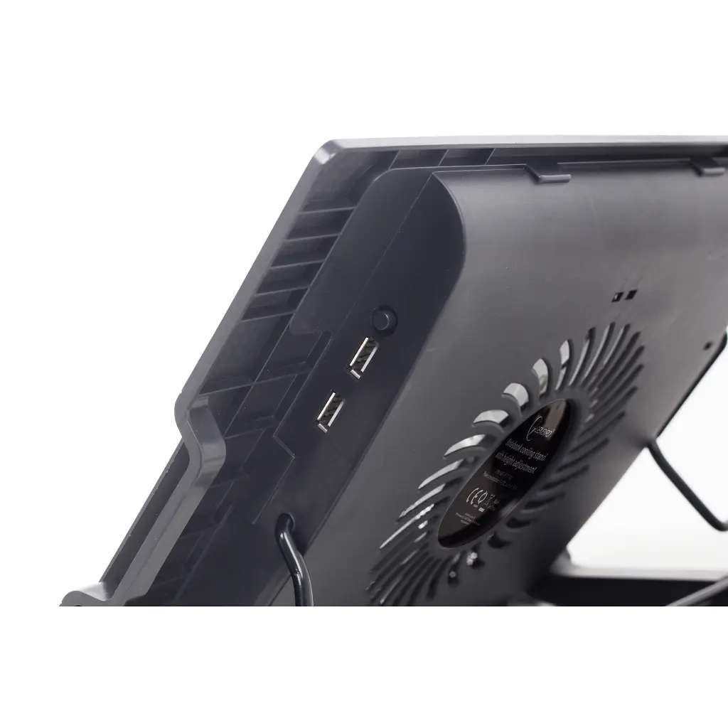 Підставка до ноутбука Gembird до 17", 1x150 mm fan, black (NBS-1F17T-01) - фото 4