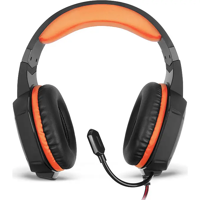 Ігрові навушники REAL-EL GDX-7700 Surround 7.1 Black/Orange (EL124100016) [112563] - фото 2