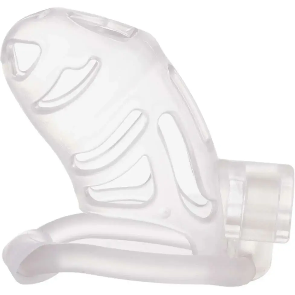 Клітка для пеніса Lockink Sevanda Plastic Penis Chastity Cage - Transparent - фото 6