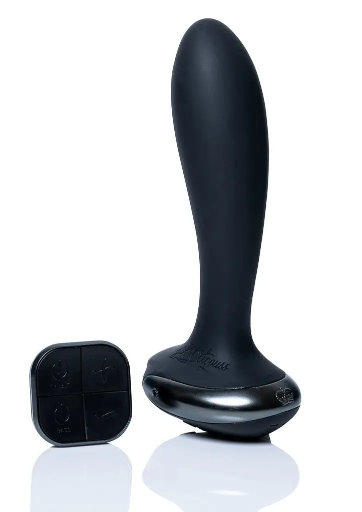 Анальна пробка Hot Octopuss Plex 14 см (чорний) - фото 2