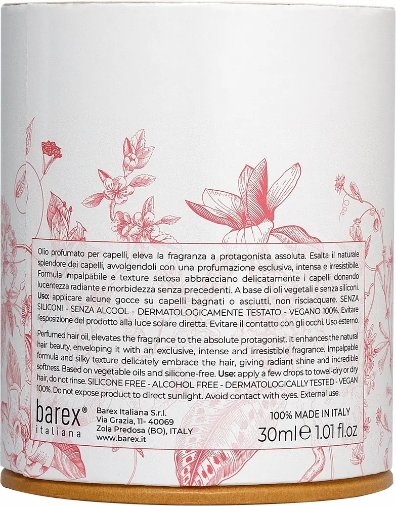 Парфумована олія для волосся Barex Red Bouquet FLORĒTHIC 30 мл - фото 4