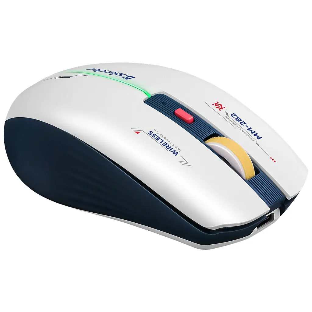 Мишка Defender Dila MM-282 Wireless White/Blue (52282) - фото 2